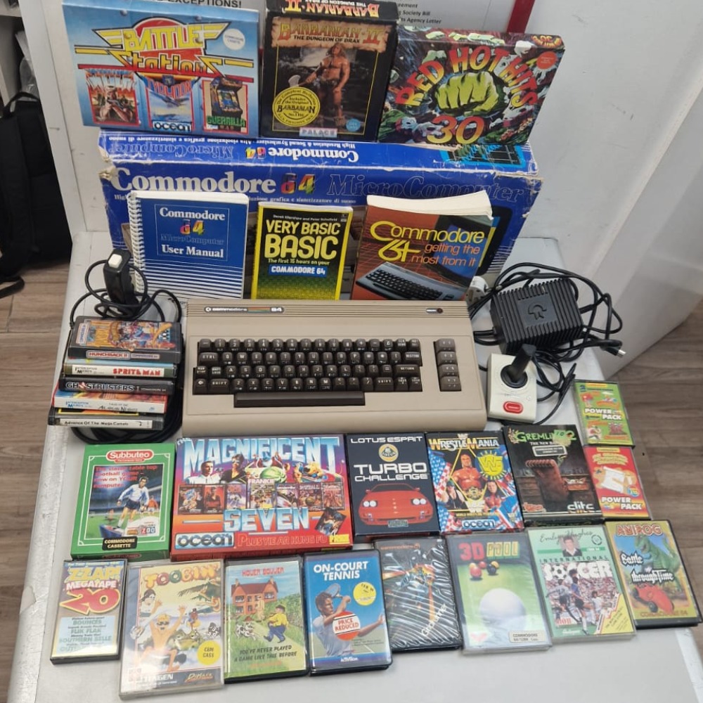 Used Commodore 64 - MEGA BUNDLE 23 GAMES - Own4Less